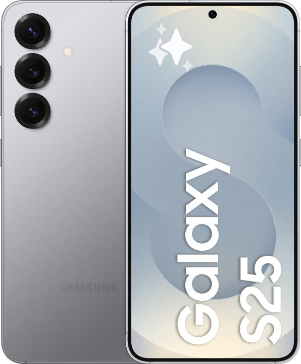 Samsung Galaxy S25 5G-telefoon, 256/12 GB, Silver Shadow in de groep SMARTPHONE & TABLETS / Mobiele telefoons & smartphones bij TP E-commerce Nordic AB (D41809)