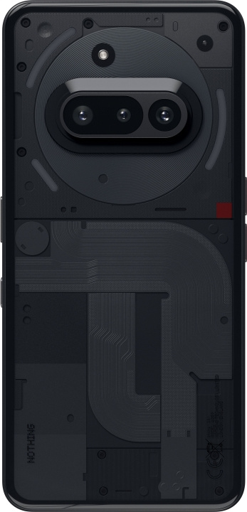 Nothing Phone (3a) smartphone, 128/8 GB, zwart in de groep SMARTPHONE & TABLETS / Mobiele telefoons & smartphones bij TP E-commerce Nordic AB (D41836)