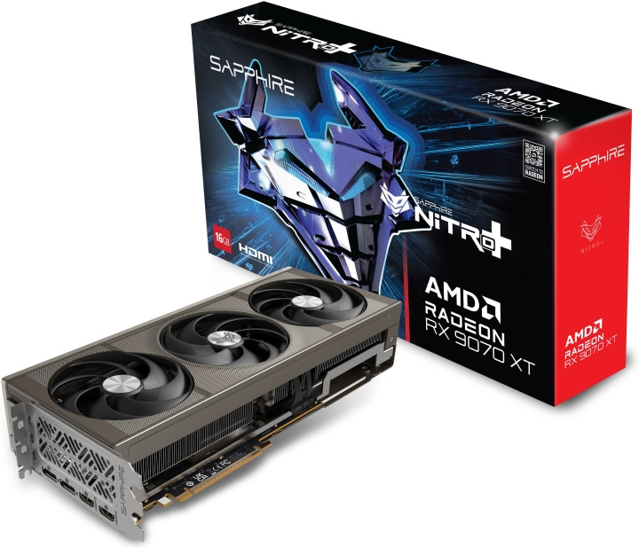 Sapphire Technologies Sapphire NITRO+ AMD Radeon RX 9070 XT OC grafische kaart in de groep COMPUTERS & RANDAPPARATUUR / Computeronderdelen / Grafische kaart bij TP E-commerce Nordic AB (D41843)
