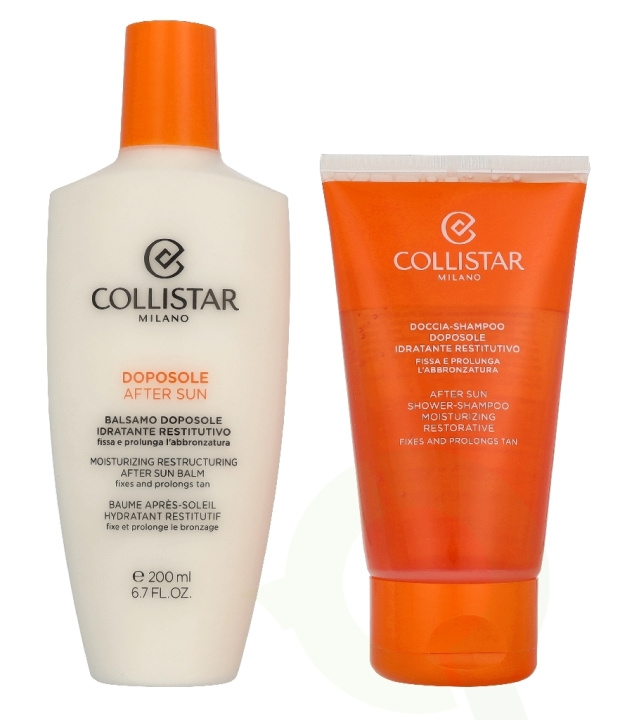 Collistar Sun Giftset 350 ml After-Sun Conditioner 200ml/After-Sun Shower-Shampoo 150ml in de groep BEAUTY & HEALTH / Huidsverzorging / Zonnebank / Zonnebescherming bij TP E-commerce Nordic AB (D41939)