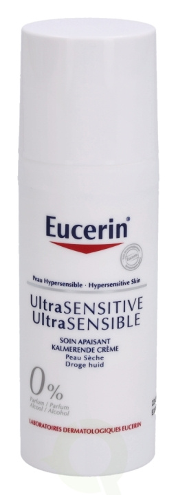 Eucerin Ultra Sensitive Calming Cream 50 ml Dry Skin in de groep BEAUTY & HEALTH / Huidsverzorging / Gezicht / Dagcrème bij TP E-commerce Nordic AB (D41972)