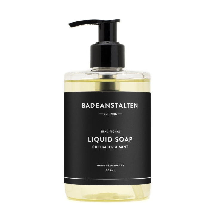 Badeanstalten Vloeibare zeep - Komkommer en munt - 300 ml in de groep BEAUTY & HEALTH / Huidsverzorging / Lichaamsverzorging / Geurende zeep bij TP E-commerce Nordic AB (D42097)