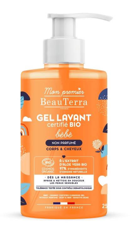 BeauTerra Geurloze babywasgel - BIO - 750 ml in de groep BEAUTY & HEALTH / Huidsverzorging / Lichaamsverzorging / Bad- en douchegels bij TP E-commerce Nordic AB (D42183)
