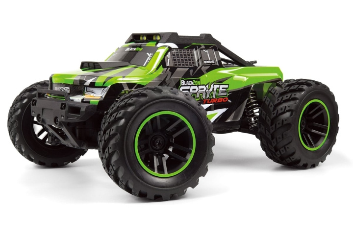 Blackzon MT Turbo 1/20 4WD Monstertruck - Groen (540289) in de groep SPEELGOED, KINDER- & BABYPRODUCTEN / Op afstand bestuurbaar / Afstand bestuurbare auto\'s bij TP E-commerce Nordic AB (D42192)
