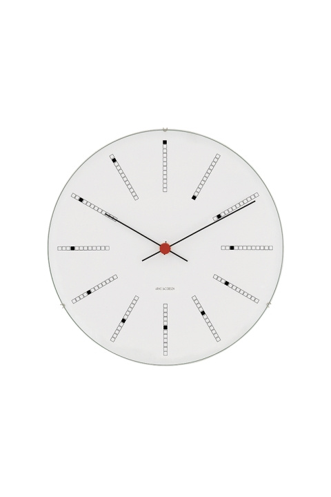 Arne Jacobsen Clocks Arne Jacobsen - Bankers wandklok - Ø21 cm - Wit in de groep HUISHOUDEN & TUIN / Horloges & Tellers / Wandklokken bij TP E-commerce Nordic AB (D42300)