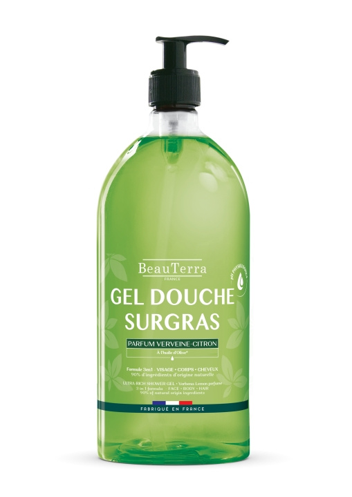 BeauTerra Ultra Rich douchegel - Citroenverbena - 1 l in de groep BEAUTY & HEALTH / Huidsverzorging / Lichaamsverzorging / Bad- en douchegels bij TP E-commerce Nordic AB (D42337)