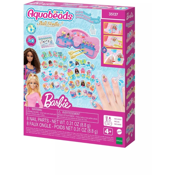 Aquabeads – Nail Studio Barbie Designer Kit (35137) in de groep SPEELGOED, KINDER- & BABYPRODUCTEN / Speelgoed / Ambachten bij TP E-commerce Nordic AB (D42349)