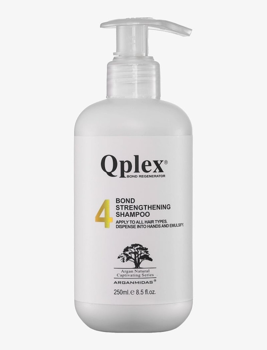 Arganmidas Qplex No.4 BOND STRENGTHENING SHAMPOO - 250 ml in de groep BEAUTY & HEALTH / Haar & Styling / Haarverzorging / Shampoo bij TP E-commerce Nordic AB (D42362)