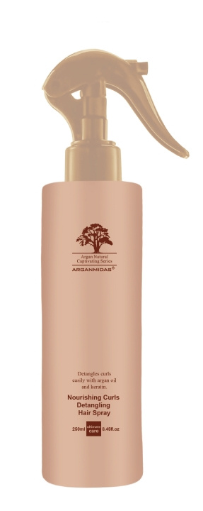 Arganmidas Nourishing Curls Ontwarrende Haarspray - 250 ml in de groep BEAUTY & HEALTH / Haar & Styling / Hair styling / Haarlak bij TP E-commerce Nordic AB (D42365)