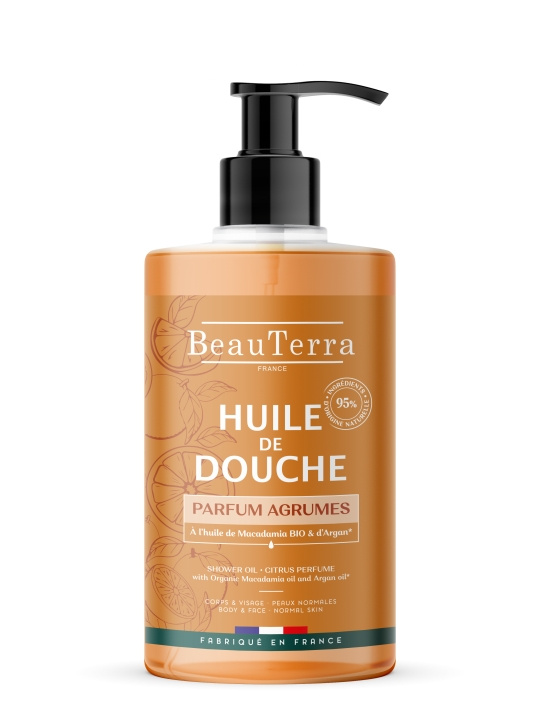 BeauTerra Doucheoliën - Citrus - 750 ml in de groep BEAUTY & HEALTH / Huidsverzorging / Lichaamsverzorging / Bad- en douchegels bij TP E-commerce Nordic AB (D42372)