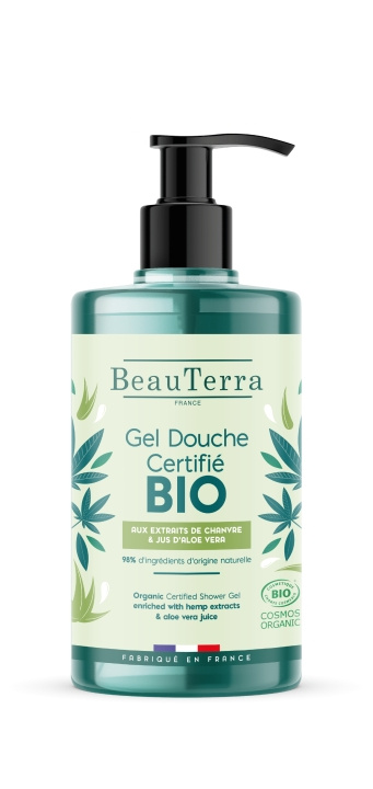 BeauTerra Biologische douchegel - BIO met hennep en aloë vera - 750 ml in de groep BEAUTY & HEALTH / Huidsverzorging / Lichaamsverzorging / Bad- en douchegels bij TP E-commerce Nordic AB (D42376)