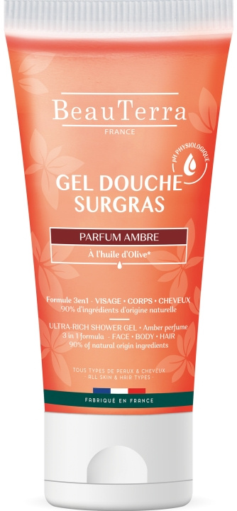 BeauTerra Ultra Rich Shower Gel - Amber - 200 ml in de groep BEAUTY & HEALTH / Huidsverzorging / Lichaamsverzorging / Bad- en douchegels bij TP E-commerce Nordic AB (D42380)