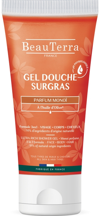BeauTerra Ultra Rich Shower Gel - Monoï - 200 ml in de groep BEAUTY & HEALTH / Huidsverzorging / Lichaamsverzorging / Bad- en douchegels bij TP E-commerce Nordic AB (D42381)