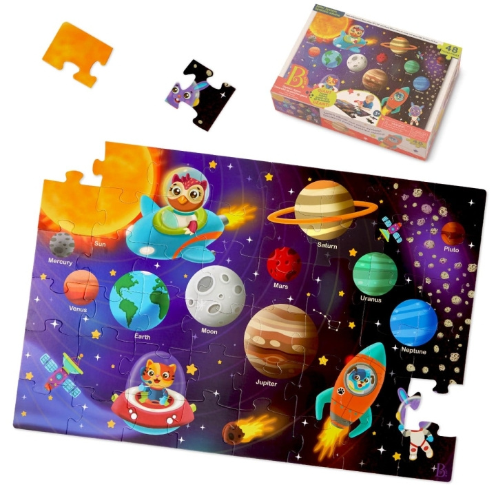B Toys B Vloerpuzzel - Zonnestelsel (702217) in de groep SPEELGOED, KINDER- & BABYPRODUCTEN / Speelgoed / Kinderpuzzel bij TP E-commerce Nordic AB (D42414)
