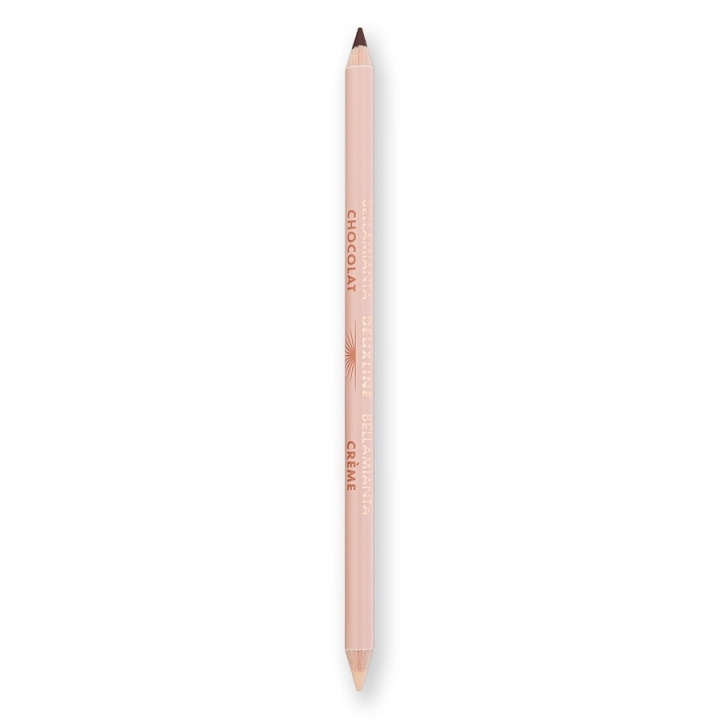 Bellamianta Deuxline 2-in-1 eyelinerpotlood - Crème en bruin - 1,6 g in de groep BEAUTY & HEALTH / Makeup / Ogen & Wenkbrauwen / Eyeliner / Kajal bij TP E-commerce Nordic AB (D42429)