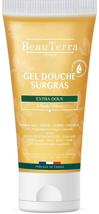 BeauTerra Ultra Rich Shower Gel - Hoog verdraagbaar - 200 ml in de groep BEAUTY & HEALTH / Huidsverzorging / Lichaamsverzorging / Bad- en douchegels bij TP E-commerce Nordic AB (D42542)