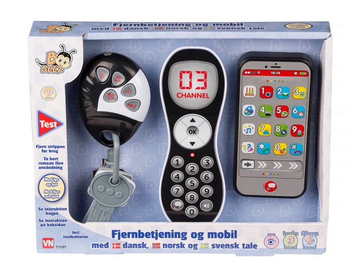 B Beez Autosleutels, afstandsbediening & mobiele telefoon (Scandinavisch) (71157) in de groep SPEELGOED, KINDER- & BABYPRODUCTEN / Babyspeelgoed / Activiteitenspeelgoed bij TP E-commerce Nordic AB (D42599)