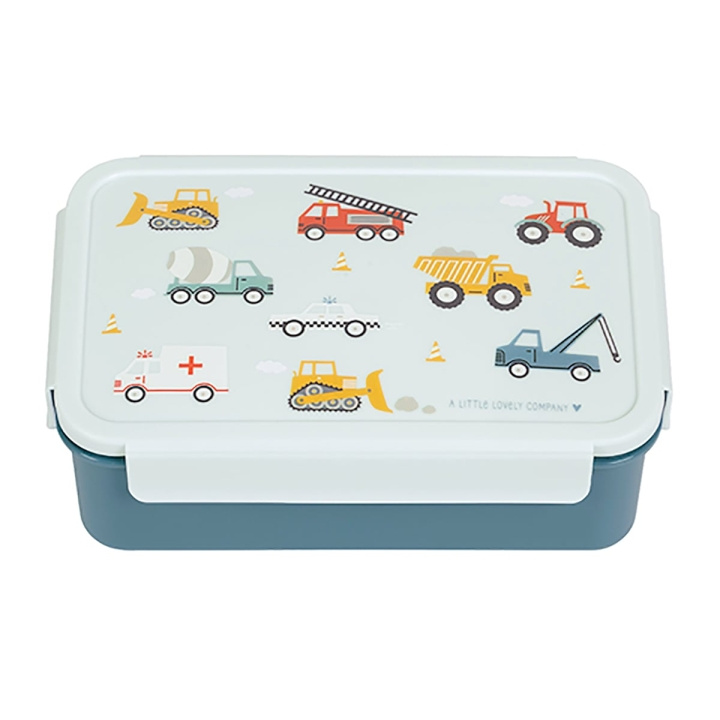 A little lovely company Bento-lunchbox - Voertuigen (SBVEBU53) in de groep SPEELGOED, KINDER- & BABYPRODUCTEN / Eten & Drinken / Kinderservies bij TP E-commerce Nordic AB (D42635)