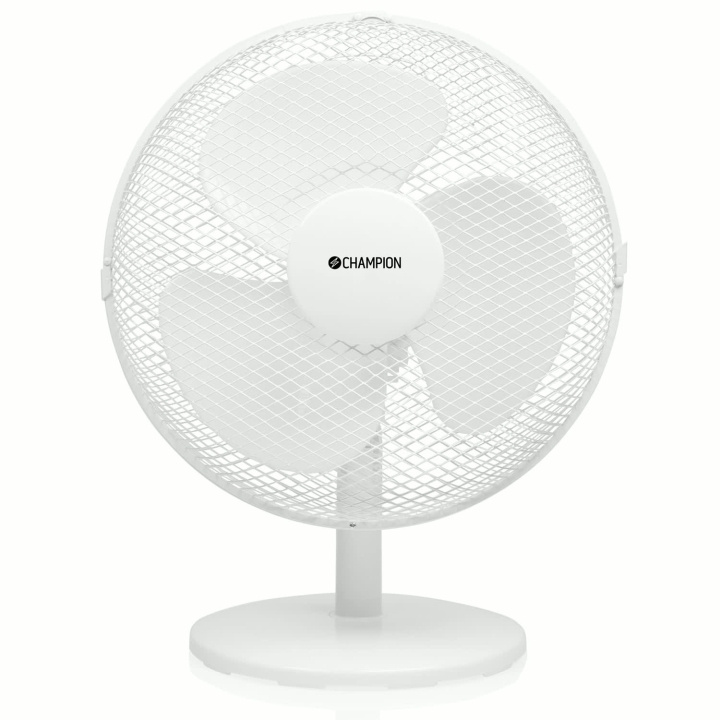 Champion Bordsfläkt 30cm BF130 Vit in de groep HUISHOUDEN & TUIN / Ventilatoren & Klimaatproducten / Tafelventilatoren bij TP E-commerce Nordic AB (D42682)