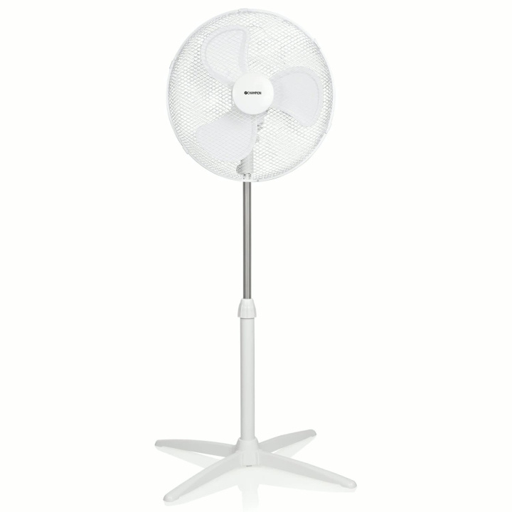 Champion Golvfläkt 40cm GF130 Vit in de groep HUISHOUDEN & TUIN / Ventilatoren & Klimaatproducten / Vloerventilatoren bij TP E-commerce Nordic AB (D42683)