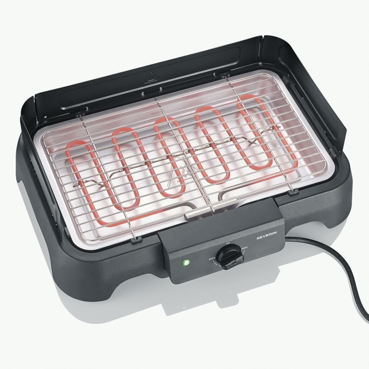 Severin Elektrisk BBQ bordsgrill med grillgaller PG 8593 in de groep HUISHOUDEN & TUIN / Tuinproducten / Barbecue & Accessoires bij TP E-commerce Nordic AB (D42753)