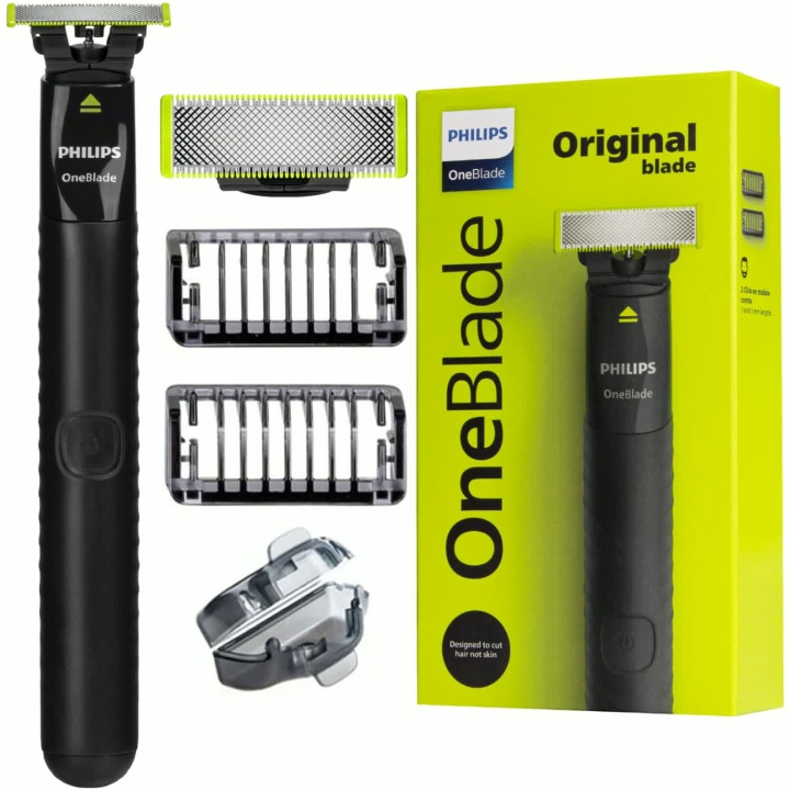 Philips OneBlade Wet & Dry Facial Shaver QP1424/10 in de groep BEAUTY & HEALTH / Haar & Styling / Scheren & Trimmen / Baardtrimmer & Accessoires bij TP E-commerce Nordic AB (D42757)