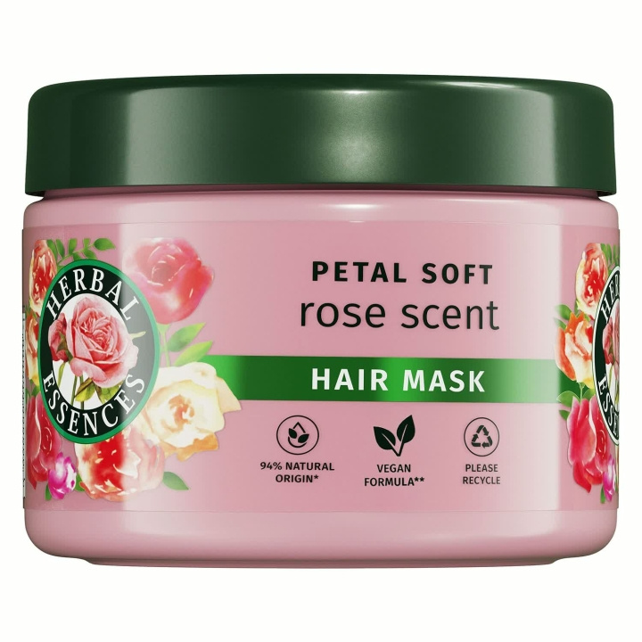 Herbal Essences Rose Scent Petal Soft Hårinpackning, 300ml in de groep BEAUTY & HEALTH / Haar & Styling / Haarverzorging / Haarmasker bij TP E-commerce Nordic AB (D42803)