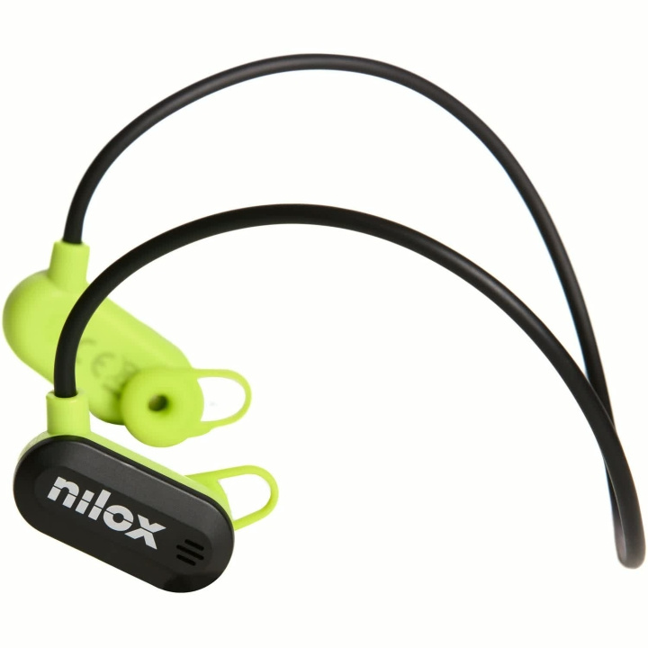 Nilox Hörlurar Sport Air Conduction ENC Airtunes Svart/Lime in de groep HOME ELECTRONICS / Audio & Beeld / Koptelefoon & Accessoires / Koptelefoon bij TP E-commerce Nordic AB (D42824)