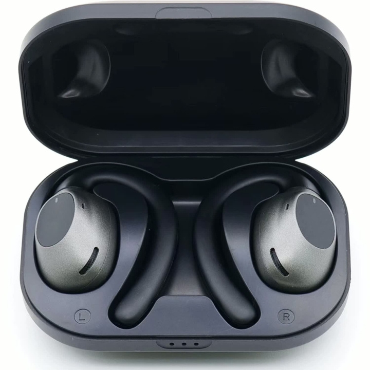 Nilox Hörlurar Sport Open-ear ENC Runbeat Svart/Antracit in de groep HOME ELECTRONICS / Audio & Beeld / Koptelefoon & Accessoires / Koptelefoon bij TP E-commerce Nordic AB (D42825)