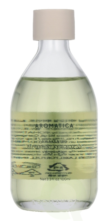 Aromatica Awakening Peppermint & Eucalyptus Body Oil 100 ml in de groep BEAUTY & HEALTH / Huidsverzorging / Lichaamsverzorging / Body lotion bij TP E-commerce Nordic AB (D42922)