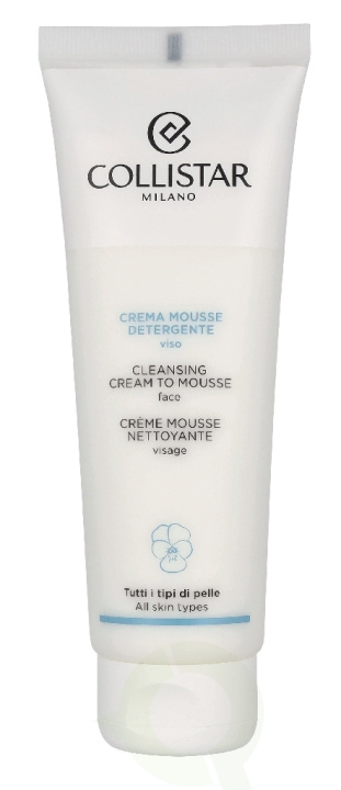Collistar Cleansing Cream To Mousse 125 ml in de groep BEAUTY & HEALTH / Huidsverzorging / Gezicht / Schoonmaak bij TP E-commerce Nordic AB (D42950)
