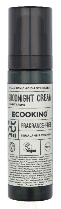 Ecooking Goodnight Cream Fragrance Free 50 ml in de groep BEAUTY & HEALTH / Huidsverzorging / Gezicht / Dagcrème bij TP E-commerce Nordic AB (D42972)