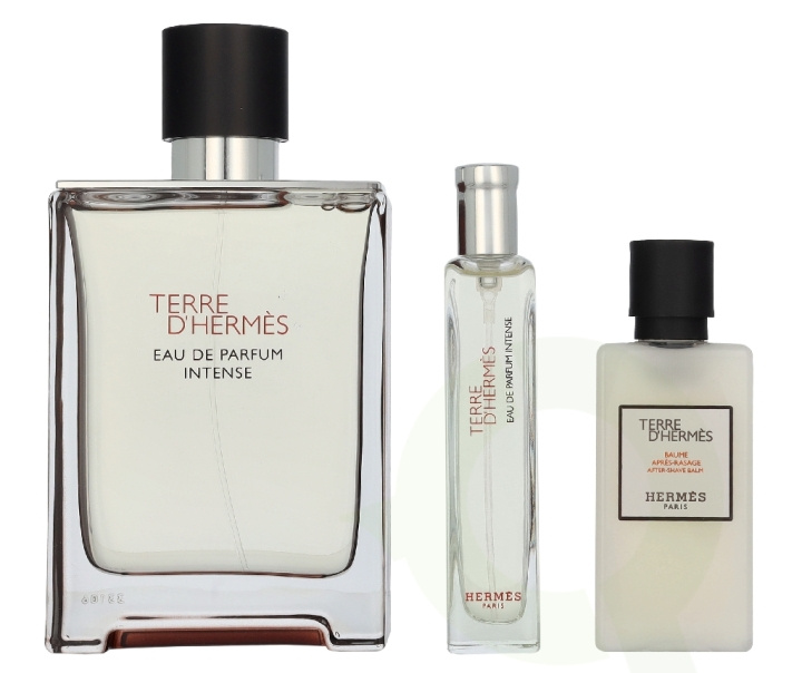 Hermes Terre D\'Hermes Giftset 155 ml Edp Spray Intense 100ml/Edp Spray Intense Spray 15ml/After Shave Balm 40ml in de groep BEAUTY & HEALTH / Geuren & Parfum / Parfum / Parfum voor hem bij TP E-commerce Nordic AB (D42994)