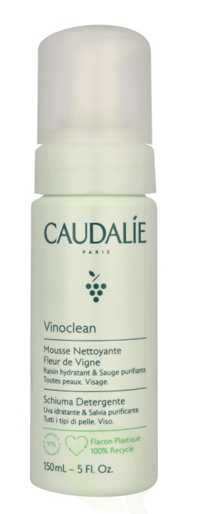 Caudalie Vinoclean Instant Foaming Cleanser 150 ml All Skin Types in de groep BEAUTY & HEALTH / Huidsverzorging / Gezicht / Schoonmaak bij TP E-commerce Nordic AB (D43023)