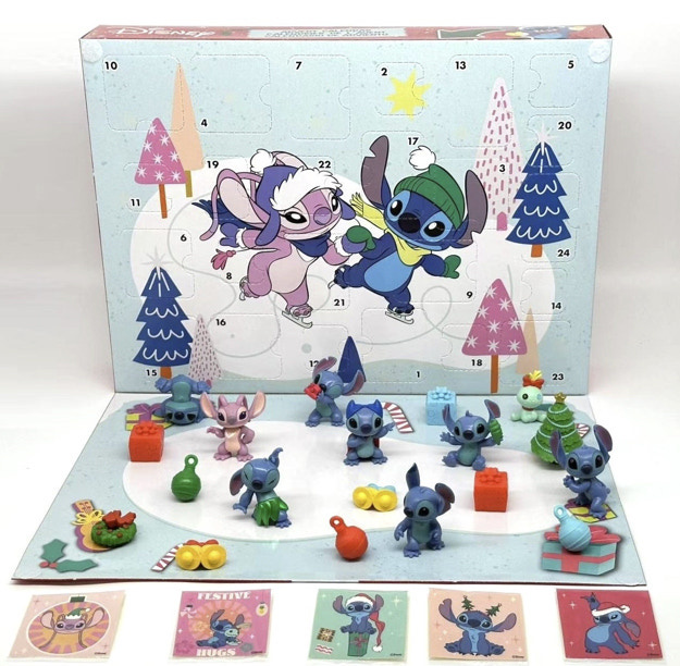 Disney Stitch - Adventskalender 2025 (302-18189) in de groep SPEELGOED, KINDER- & BABYPRODUCTEN / Speelgoed / Adventkalender bij TP E-commerce Nordic AB (D43053)