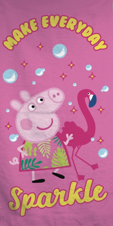 BrandMac Handdoek - 70 x 140 cm - Peppa Pig (113501) in de groep HUISHOUDEN & TUIN / Badkamer / Handdoeken bij TP E-commerce Nordic AB (D43071)