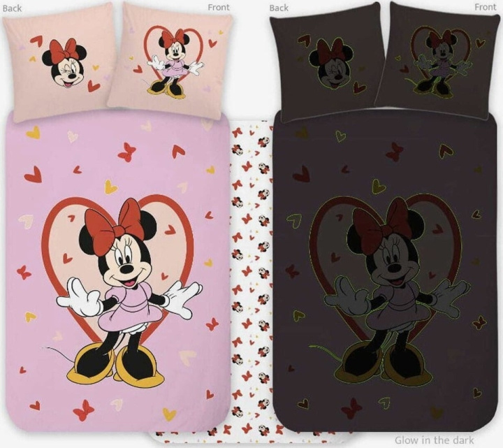 BrandMac Beddengoed - Juniorformaat 100 x 140 cm - Minnie 1932 Glow (1029353) in de groep SPEELGOED, KINDER- & BABYPRODUCTEN / Kindertextiel / Beddengoed bij TP E-commerce Nordic AB (D43075)