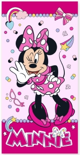 Disney Minnie Mouse Handdoek - 70 x 140 cm - Minnie Mouse (110060) in de groep HUISHOUDEN & TUIN / Badkamer / Handdoeken bij TP E-commerce Nordic AB (D43109)
