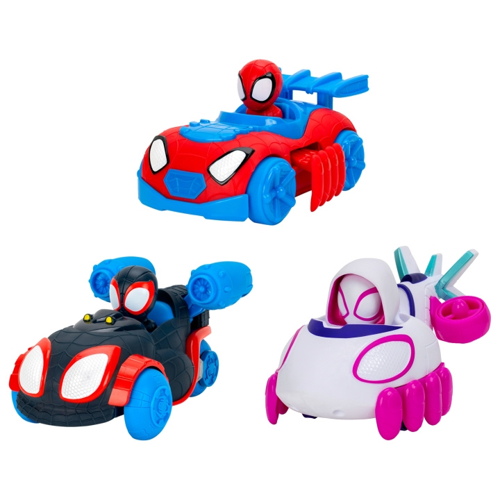 Disney Spidey - Web Action Speedsters, assortiment (SNF0374) in de groep SPEELGOED, KINDER- & BABYPRODUCTEN / Speelgoed / Figuren, Miniaturen & accessoires bij TP E-commerce Nordic AB (D43178)