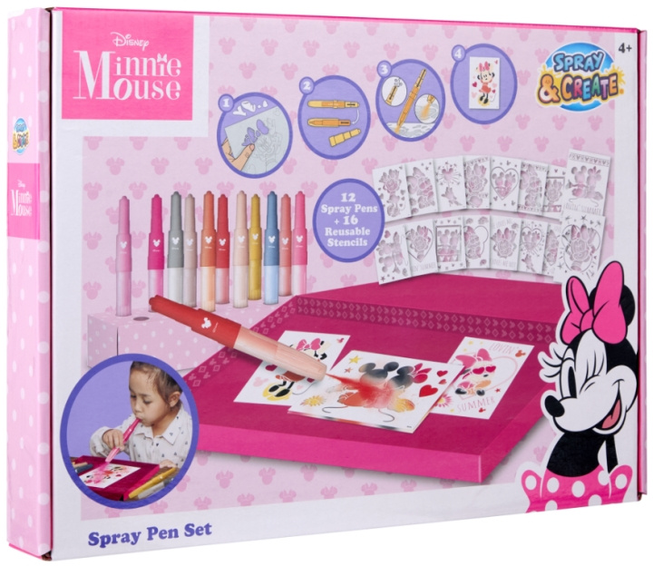 Disney Minnie Mouse Minnie Mouse - Set blaaspennetjes (MM24368V) in de groep SPEELGOED, KINDER- & BABYPRODUCTEN / Speelgoed / Ambachten bij TP E-commerce Nordic AB (D43242)