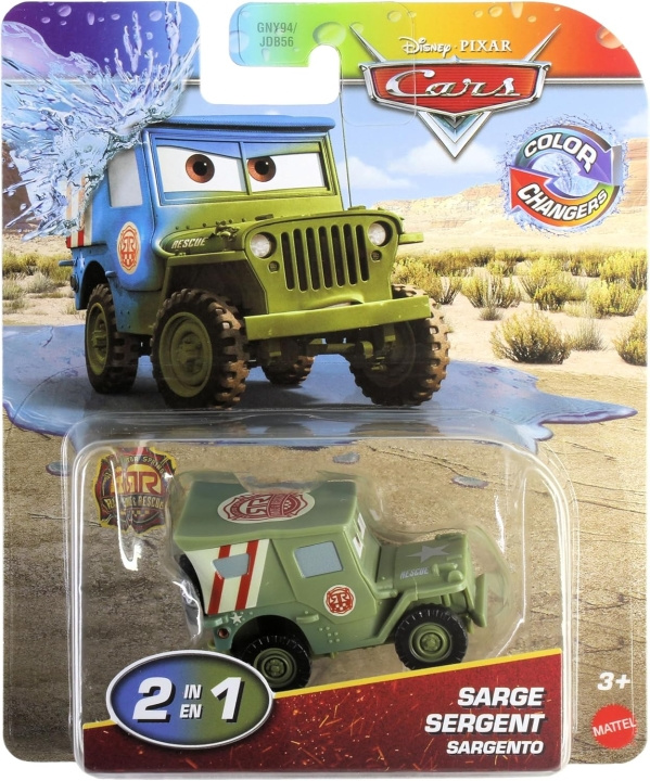 Cars – Color Changer - Sarge (JHD87) in de groep SPEELGOED, KINDER- & BABYPRODUCTEN / Speelgoed / Speelgoedauto\'s bij TP E-commerce Nordic AB (D43256)