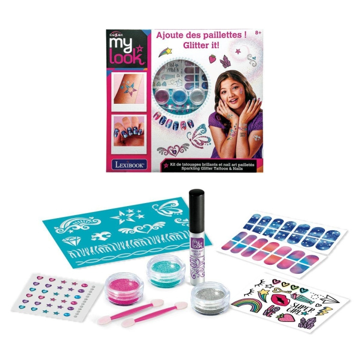 Cra-Z-Art Sprankelende glittertatoeages & nagels (CRSS16) in de groep SPEELGOED, KINDER- & BABYPRODUCTEN / Speelgoed / Ambachten bij TP E-commerce Nordic AB (D43289)