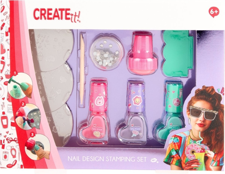 CREATE it! Nail Decoration Stampy Set (884503V1) in de groep SPEELGOED, KINDER- & BABYPRODUCTEN / Speelgoed / Klein huis en rollenspel bij TP E-commerce Nordic AB (D43300)