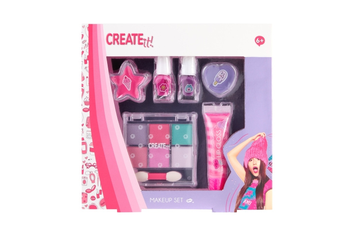 CREATE it! Make-upset Roze-Lila (884507V2) in de groep SPEELGOED, KINDER- & BABYPRODUCTEN / Speelgoed / Klein huis en rollenspel bij TP E-commerce Nordic AB (D43301)