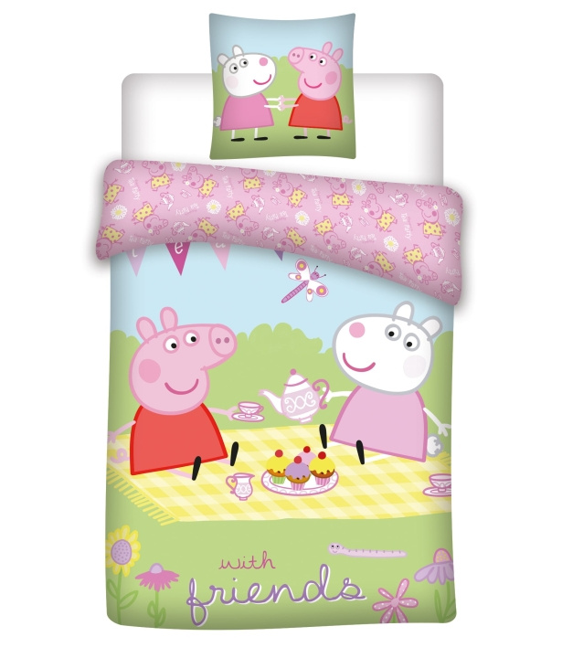 BrandMac Beddengoed - Juniorformaat 100 x 140 cm - Peppa Pig (1000881) in de groep SPEELGOED, KINDER- & BABYPRODUCTEN / Kindertextiel / Beddengoed bij TP E-commerce Nordic AB (D43338)