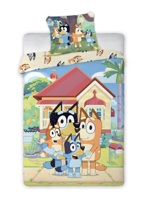 BrandMac Beddengoed - Juniorformaat 100 x 140 cm - Bluey Family (1029599) in de groep SPEELGOED, KINDER- & BABYPRODUCTEN / Kindertextiel / Beddengoed bij TP E-commerce Nordic AB (D43339)