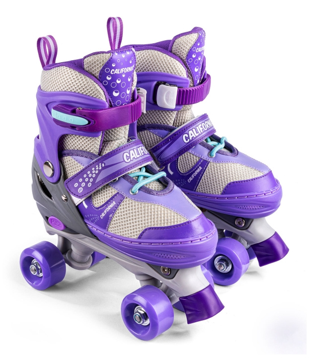 California Verstelbare rolschaatsen met naast elkaar geplaatste wielen – maat 35-38 in de groep SPEELGOED, KINDER- & BABYPRODUCTEN / Buitenspeelgoed / Sport & Spel bij TP E-commerce Nordic AB (D43365)