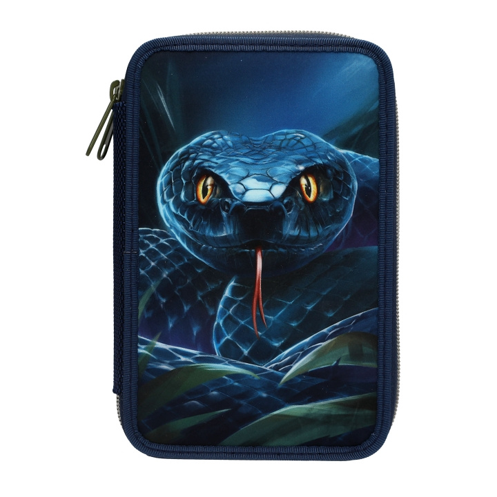 Dino World Adventure World dubbele etui met slang (0413977) in de groep SPEELGOED, KINDER- & BABYPRODUCTEN / Speelgoed / Etui bij TP E-commerce Nordic AB (D43400)