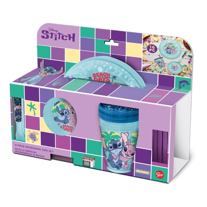 Disney Stitch - Feestpakket (68632) in de groep SPEELGOED, KINDER- & BABYPRODUCTEN / Eten & Drinken / Kinderservies bij TP E-commerce Nordic AB (D43414)