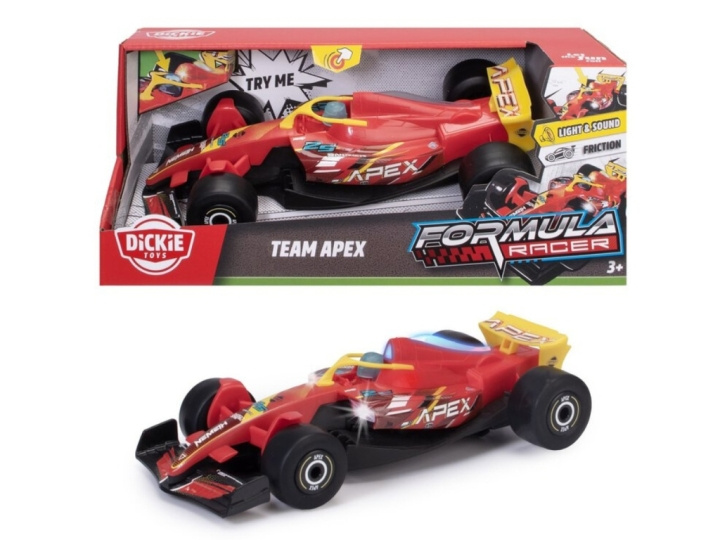 Dickie Toys Formula Racer Team APEX (203764038) in de groep SPEELGOED, KINDER- & BABYPRODUCTEN / Speelgoed / Speelgoedauto\'s bij TP E-commerce Nordic AB (D43471)